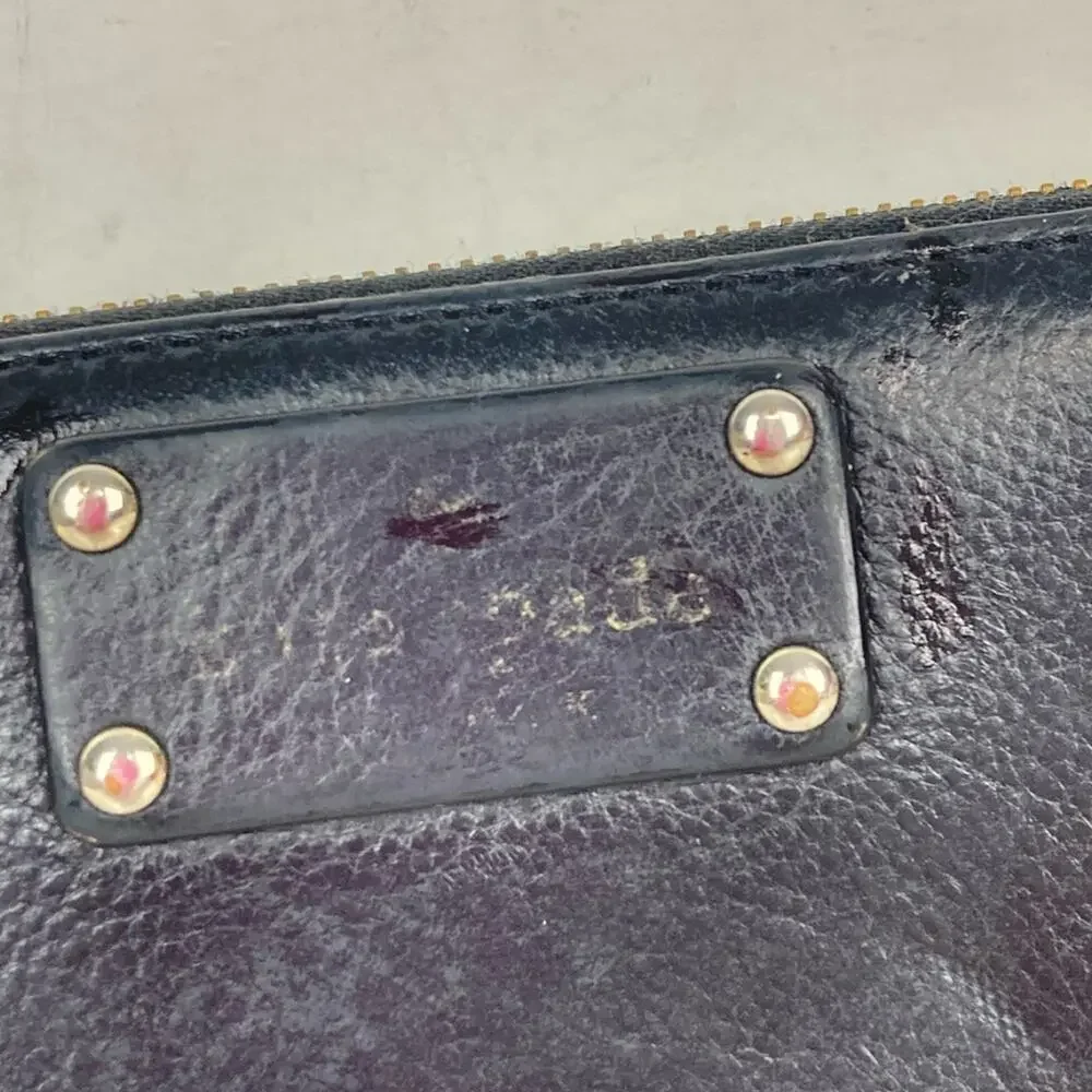 KATE SPADE Berkshire Black Leather Zip Around Wallet